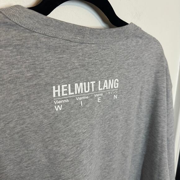 Helmut Lang Men's Vienna Photo Gray Postcard Graphic Short Sleeve Tee Size XXL - Picture 6 of 12